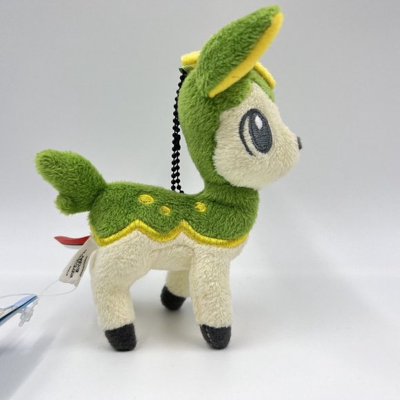 Pokémon Summer Deerling Green Small Plush Keychain NWT RARE USA SELLER READ - Picture 5 of 13
